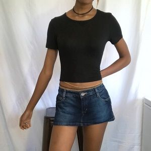 Mini jeans skirt/ skort